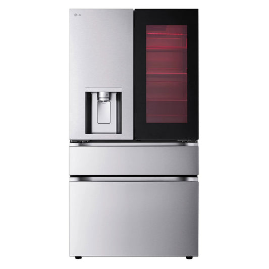 LG 29 cu ft MAX InstaView 4-Door Refrigerator with Full-Convert